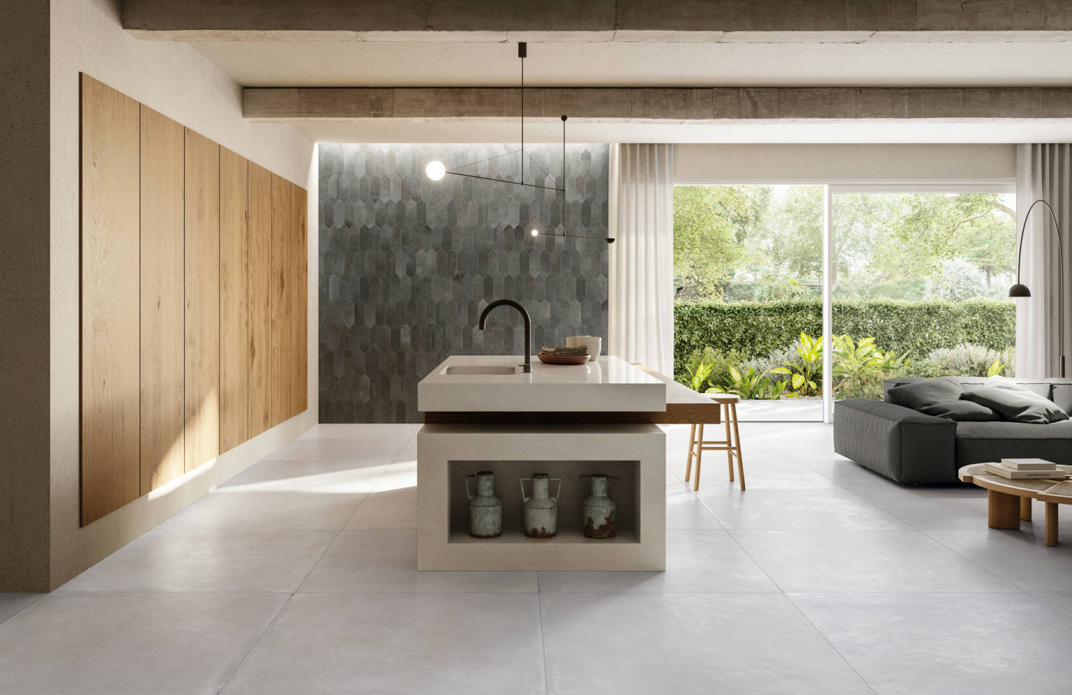 Charleston Whitehall Bianco 40x40 | Best Tile and Wood