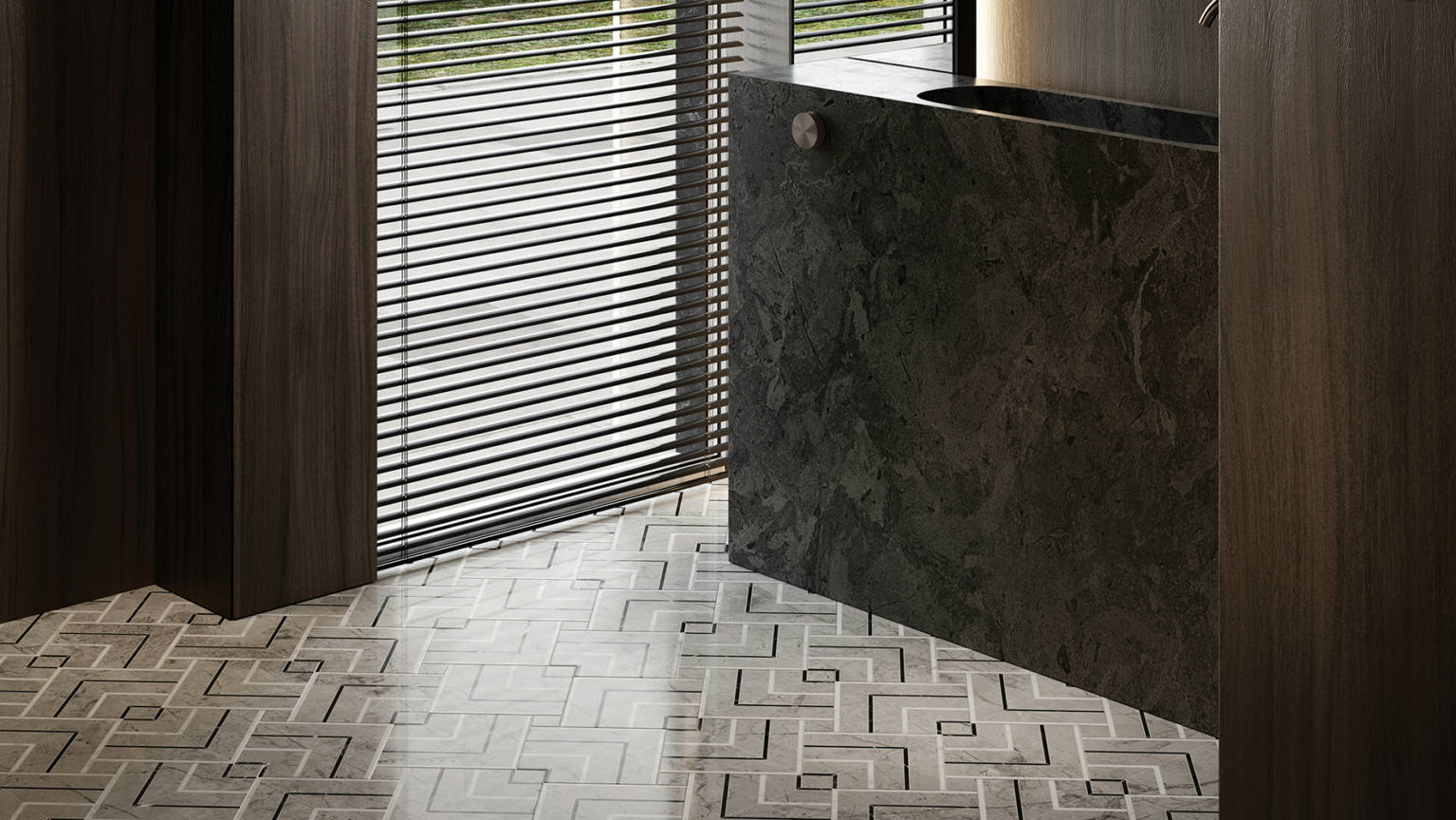 Luxury Roma Argento Picco Mosaic 2 | Best Tile and Wood