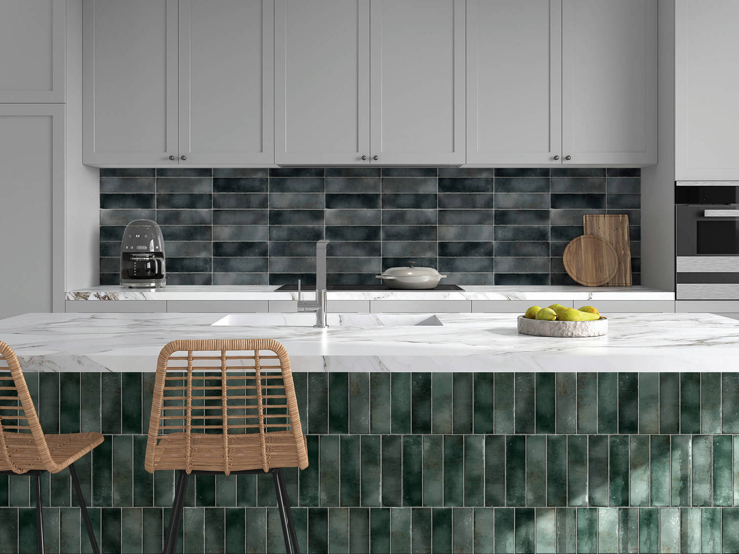 Miami Brickell Jade and Key Biscayne Anthracite | Best Tile and Wood