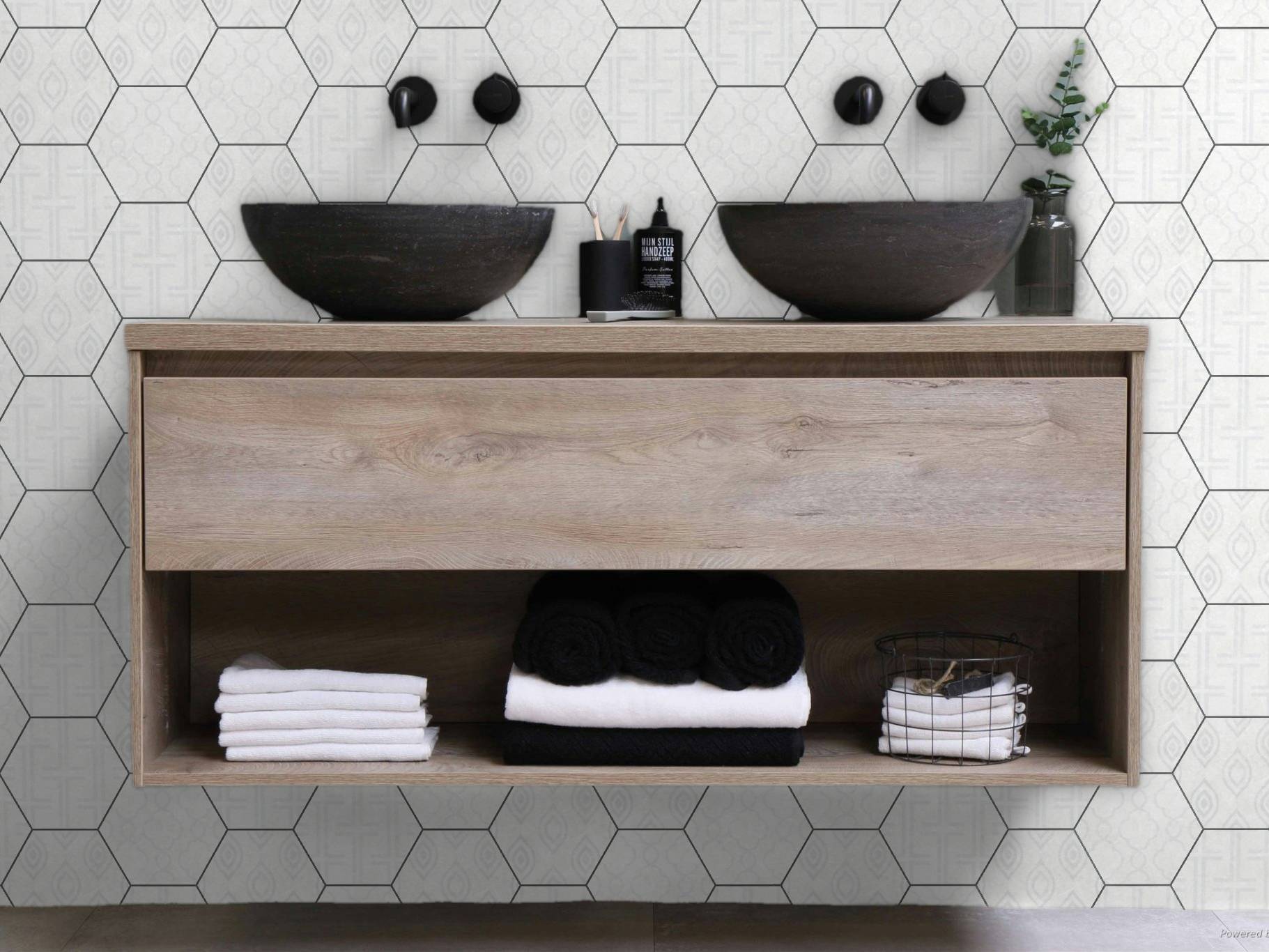 Form 5.5X6.3” White Decor* Hexagon | Best Tile and Wood