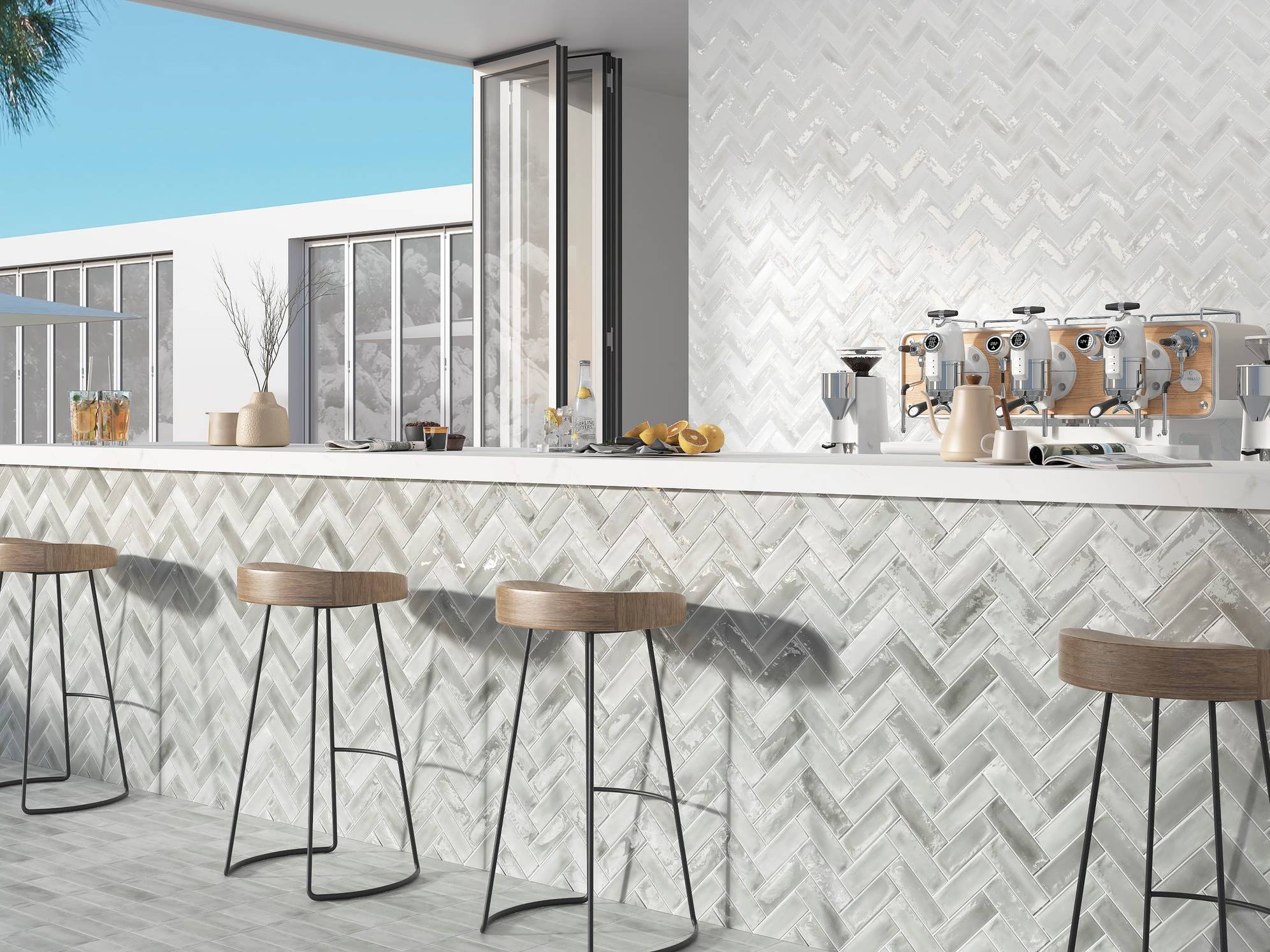 Aruba Silver and White - Matt & Gloss 2x6 | Best Tile and Wood