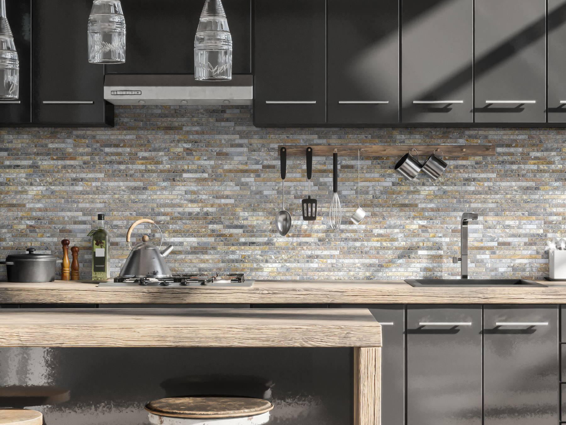 Baguette Royal Vein Mosaic | Best Tile and Wood