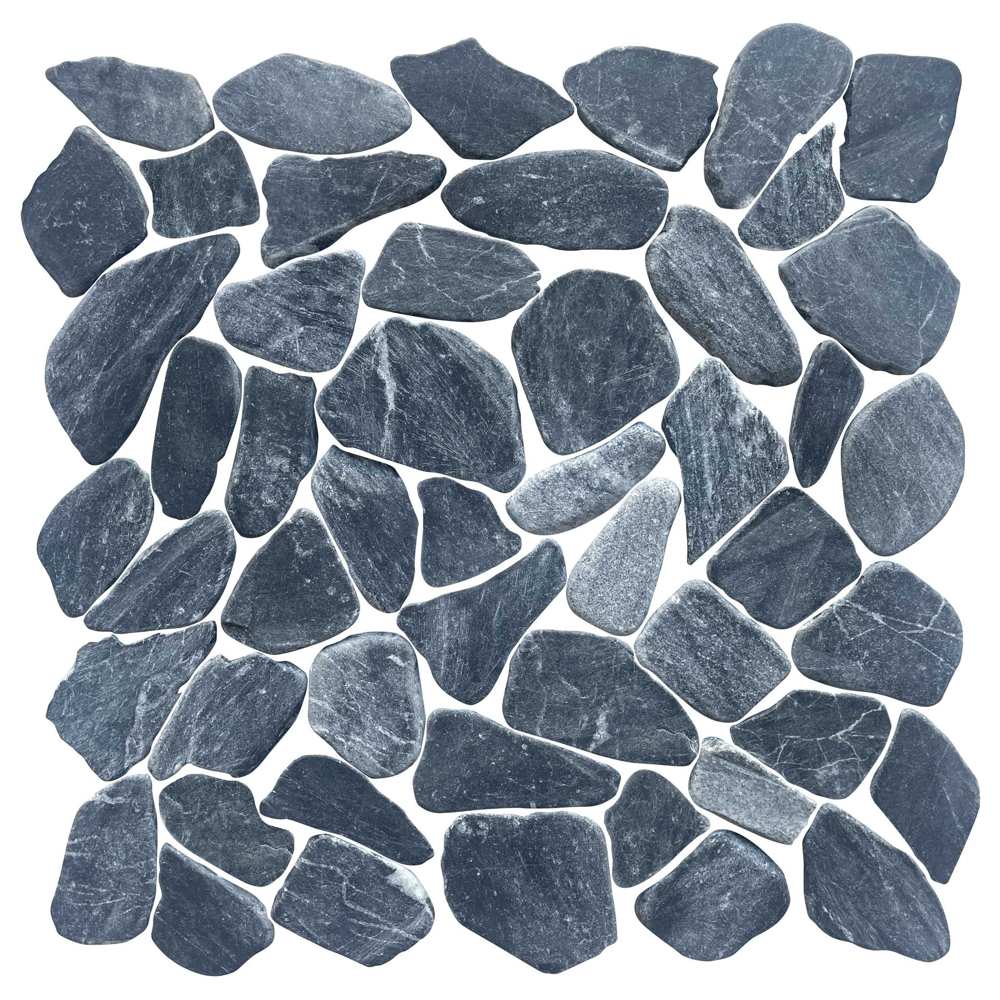 Mini Opus Matte Grey Mix Marble Stone Interlocking | Best Tile and Wood