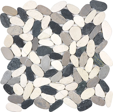 12X12 Flat Tranquil Cool Blend | Best Tile and Wood