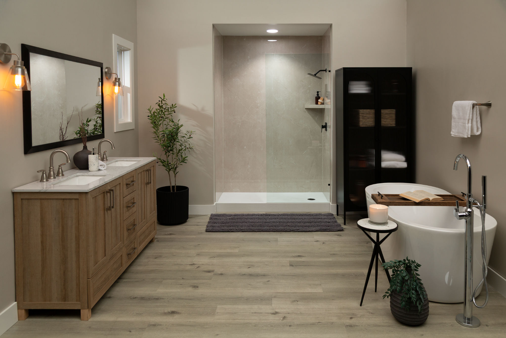Drift Sand Gloss Shower Wall Kit 36x60x94 | Best Tile and Wood