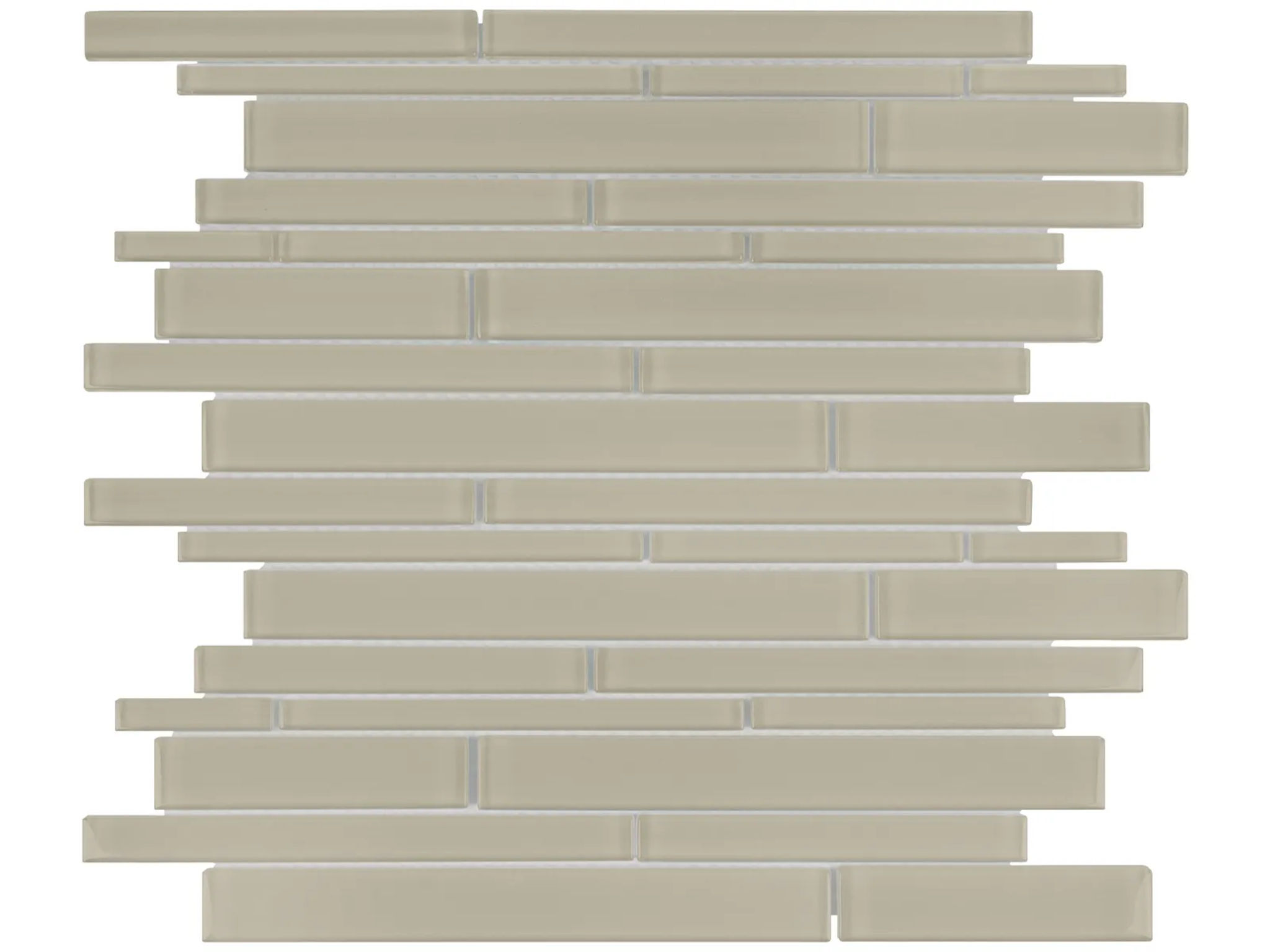 Earth Random Strip Mosaic | Best Tile and Wood
