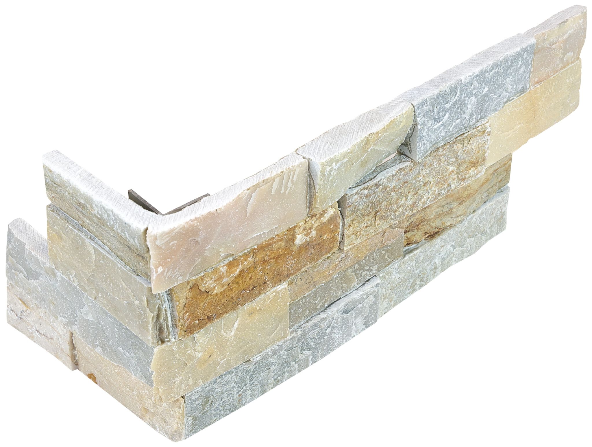 Ledger Stone 6x18 Beach Walk Assembled Corner | Best Tile and Wood