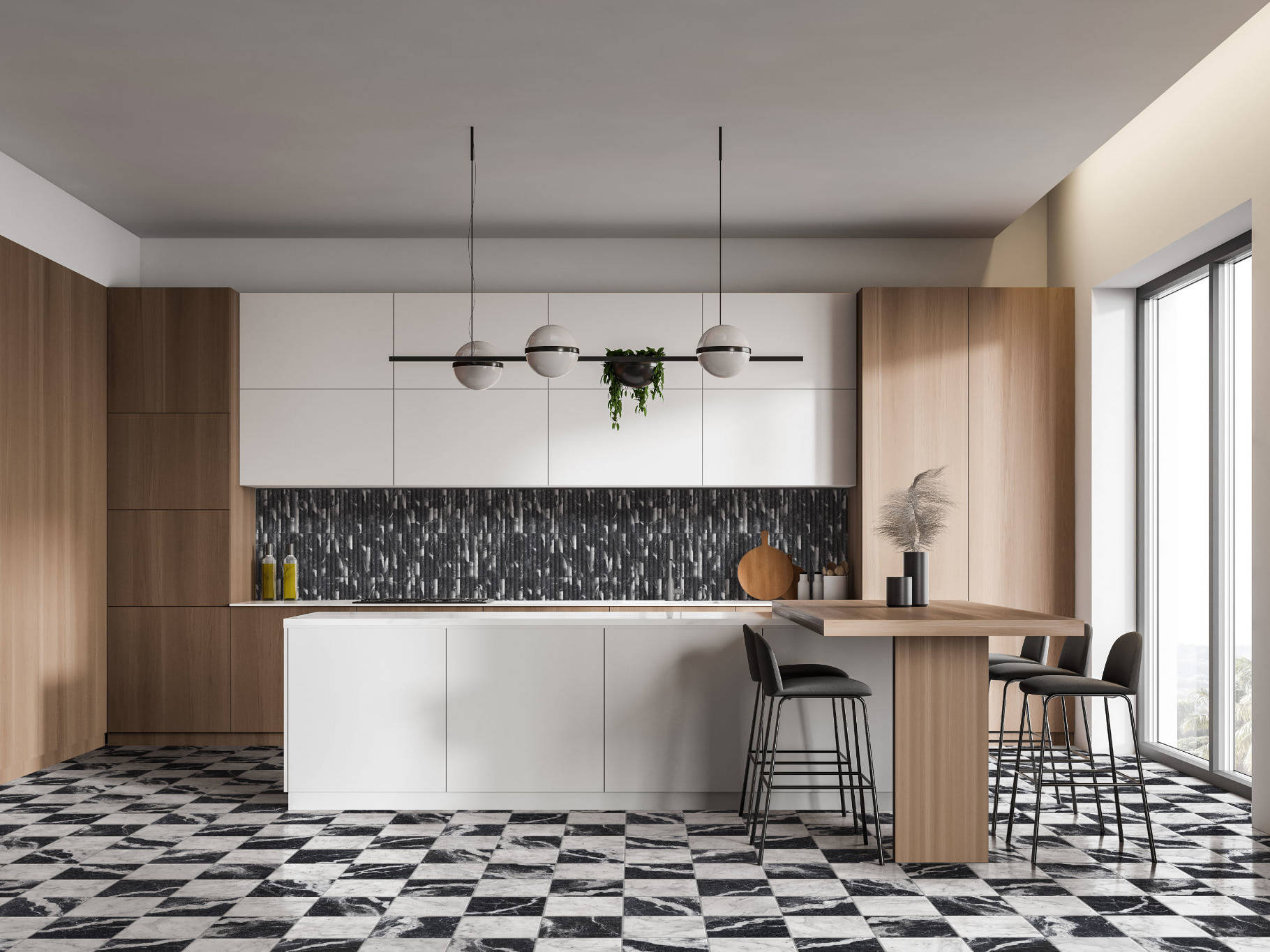 Obsession Nero & Carrara | Best Tile and Wood