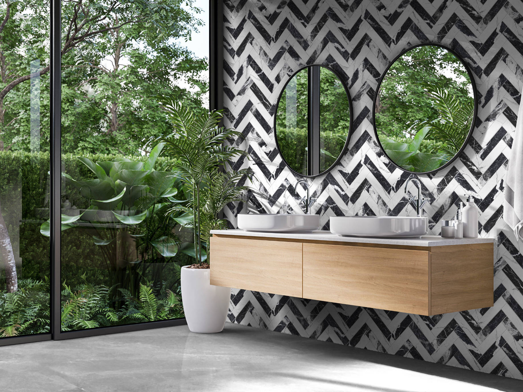 Obsession Nero & Statuario  | Best Tile and Wood
