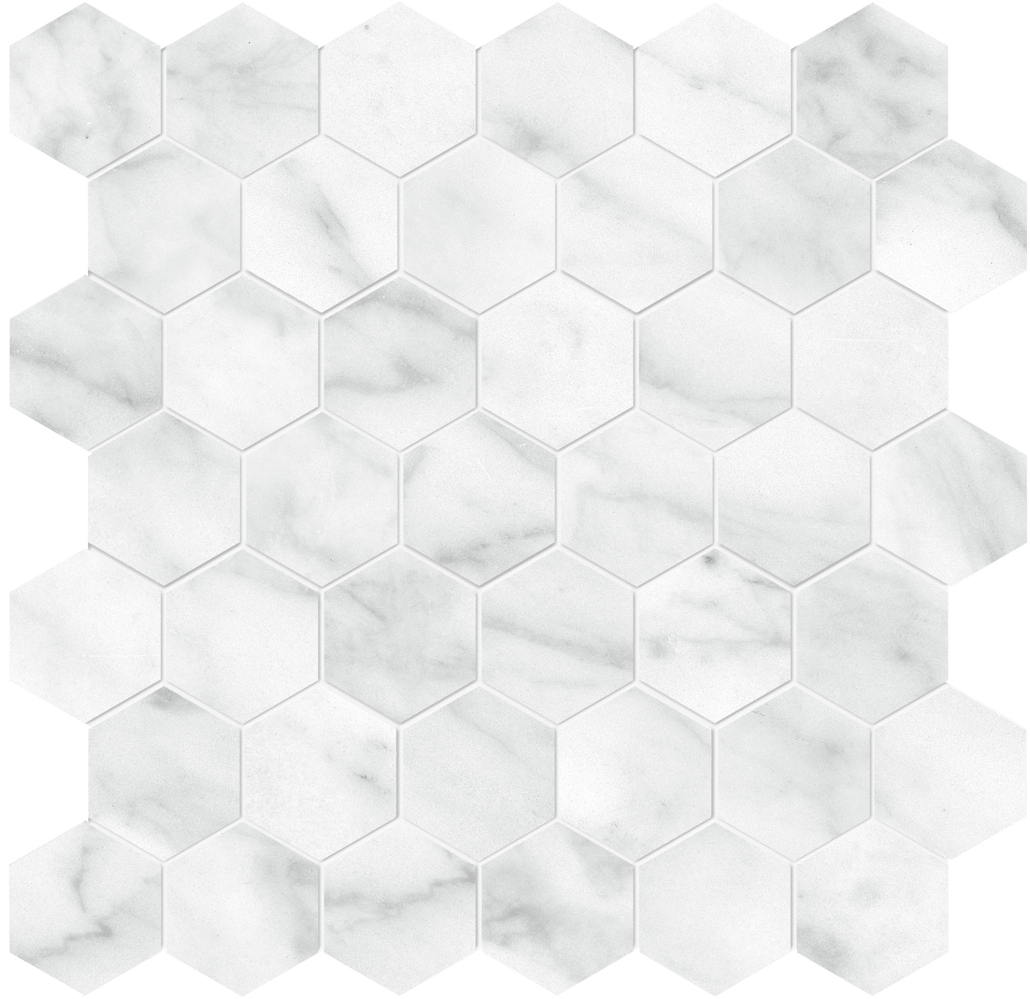 Plata Carrara Abisso 2 Hexagon Matte | Best Tile and Wood