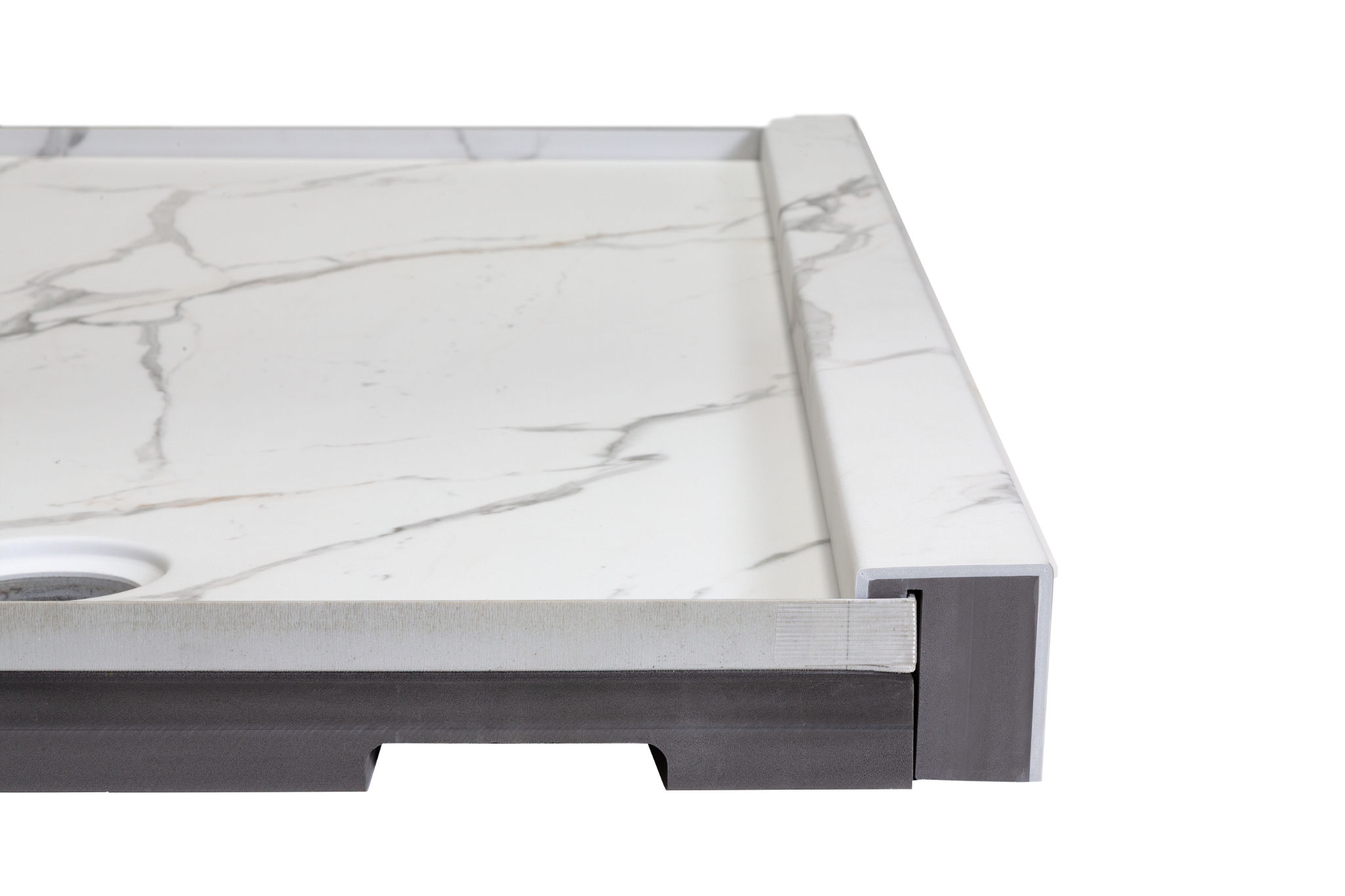 Shower Pan 30x60 Bianco Marble | Best Tile and Wood