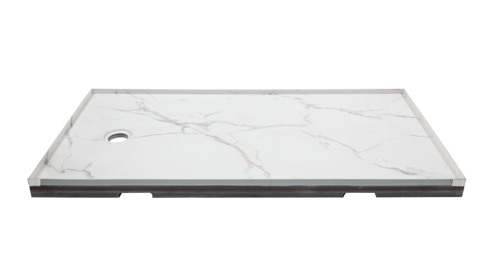 Shower Pan 32x60 Bianco Marble | Best Tile and Wood