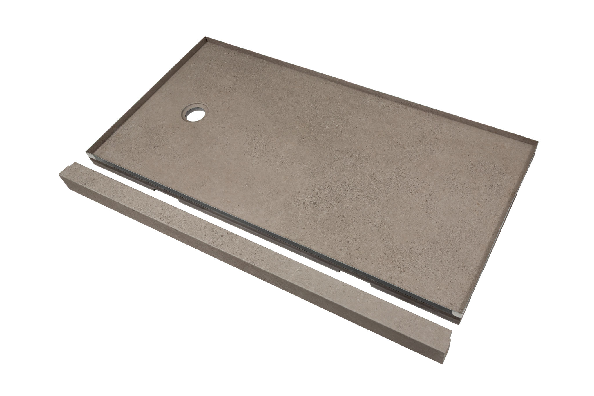 Shower Pan 32x60 Concrete Sand | Best Tile and Wood