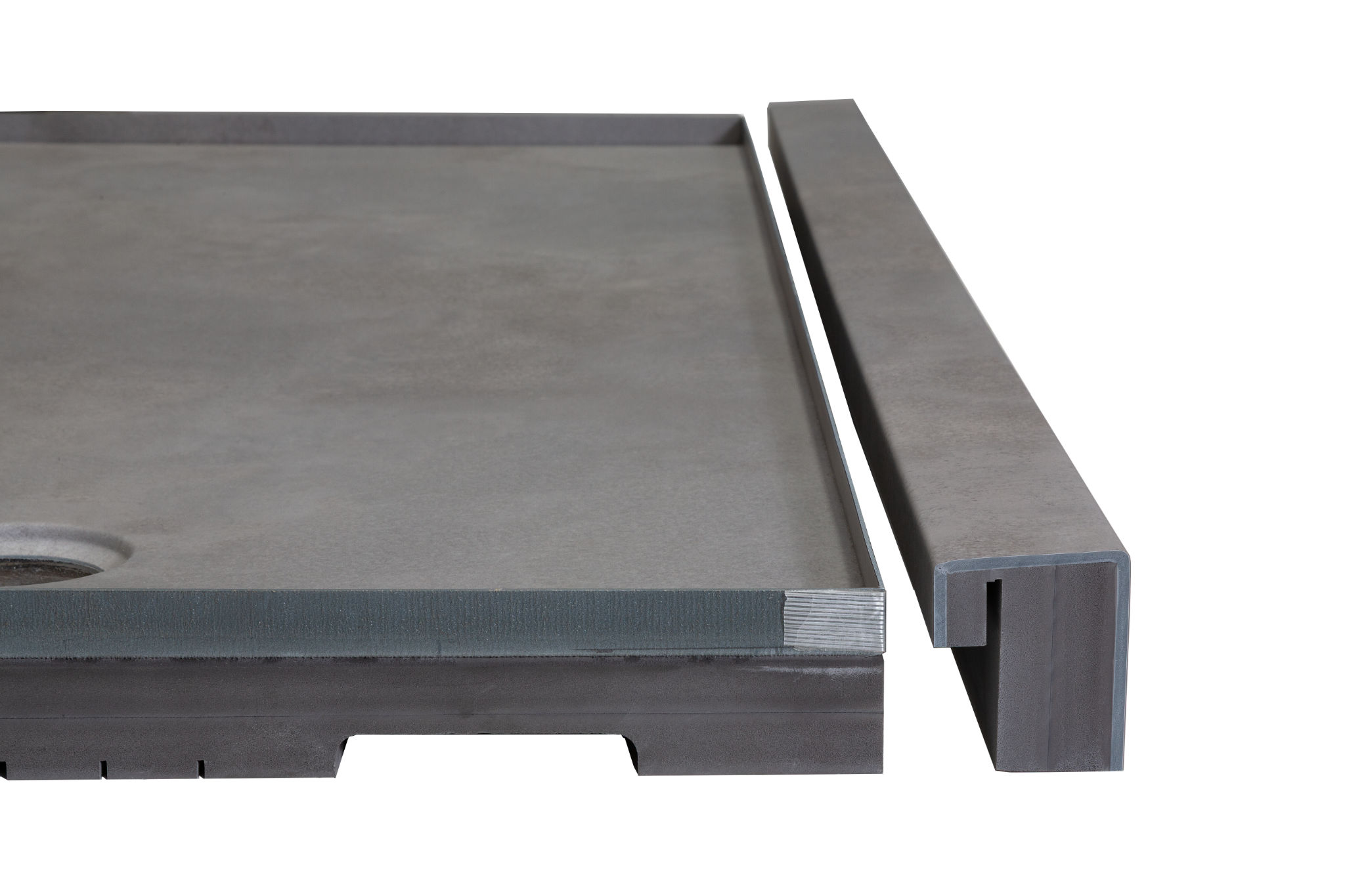 Shower Pan 32x60 Urban Concrete | Best Tile and Wood