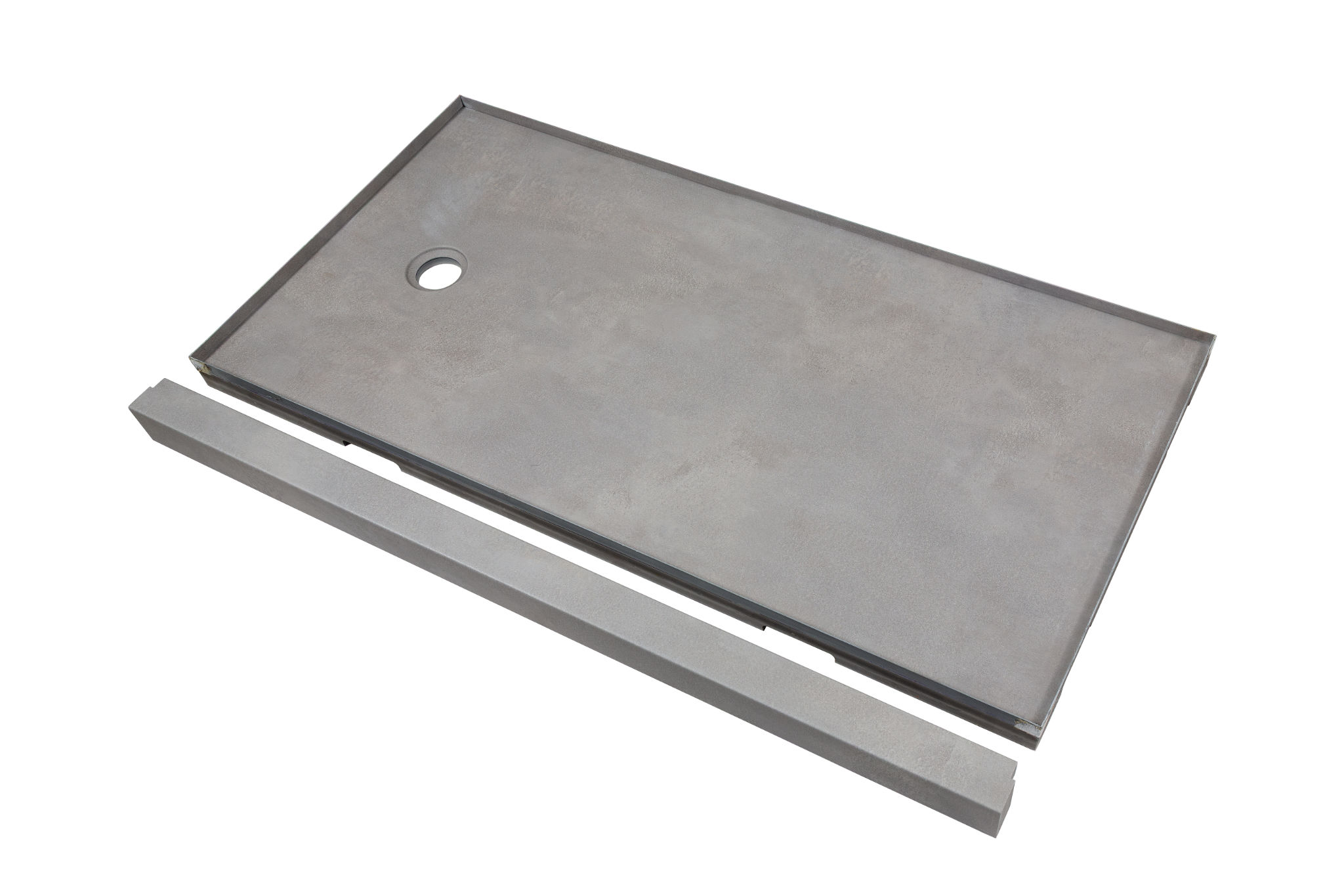 Shower Pan 36x60 Urban Concrete | Best Tile and Wood